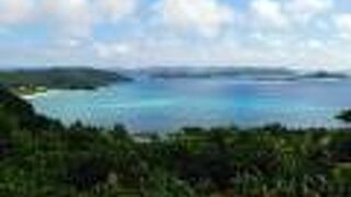 神の浜展望台　静かに沖縄の海が楽しめます。
