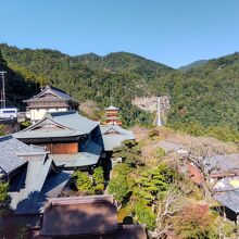三重塔と那智の滝