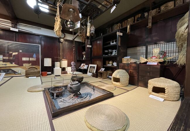 雪国の暮らしと川端康成の展示