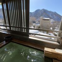 客室展望風呂から