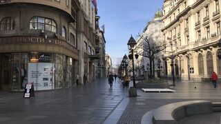 ベオグラードで一番の繁華街