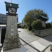 目黒川に架かる品川宿の橋