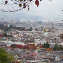 白虎隊士も見ただろうと思われる会津若松市街地