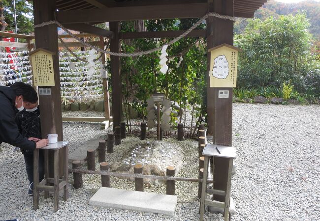 立石寺参拝時に根本中堂の次に日枝神社前にある亀の甲石にお願い事をしました。