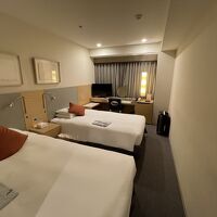 1人だがツインにアップグレードされて無駄に広い