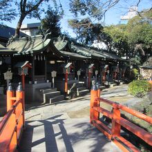 千葉神社多くの境内社