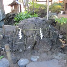 千葉神社亀石