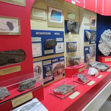 …南極から持ち帰った石や…、