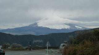 天気の良い日は駐車場から富士山