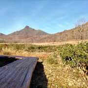 休暇村奥大山の東には湿原が広がる　