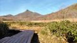 休暇村奥大山の東には湿原が広がる　