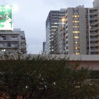 窓の外は高速があるので、夜間のクルマの音が気になる