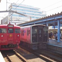 JR宮崎空港線の列車