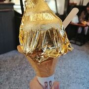 金箔ソフトクリーム