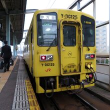 この日乗車した筑肥線の車両。