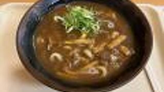 辛口カレーうどんを食べました。