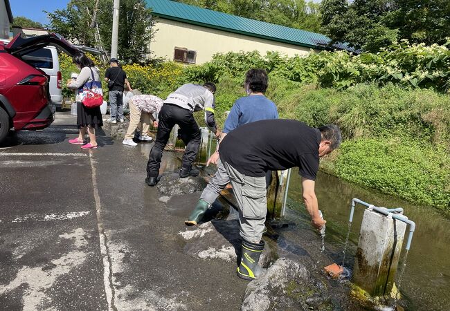 羊蹄山の湧き水