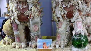 立派なシーザーがいる空港