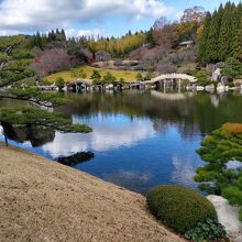 初冬の三景園