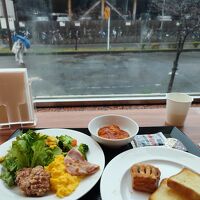 朝食ビュッフェ