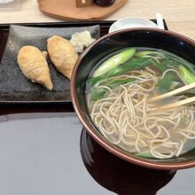 お出汁が美味しいそば