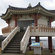 韓国・釜山が見えました。