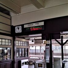 日光駅の改札