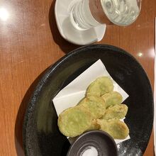 空豆の天ぷら