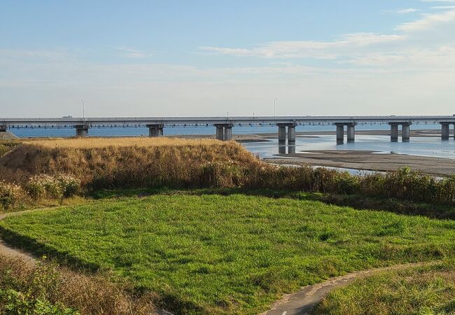 酒匂川左岸サイクリング場