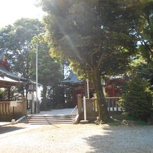 このあたりに駐車できますが、台数は限られています。