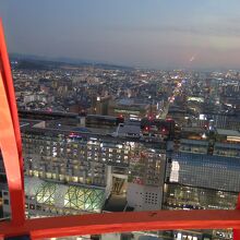 展望台からの夕焼け