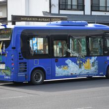 米沢市内を走る市民バス
