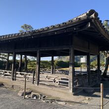 琉球から贈られた建物。望嶽楼。