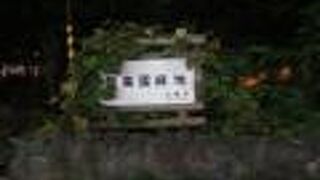 静かな公園です