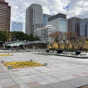 皇居の手前の噴水公園