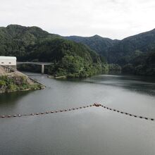 「龍ヶ鼻ダム」によって形成された「龍ヶ鼻湖」