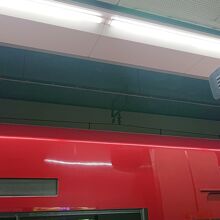 大阪難波駅到着時