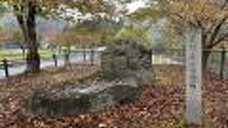 義経が平泉に落ちる前にこの地に立寄った