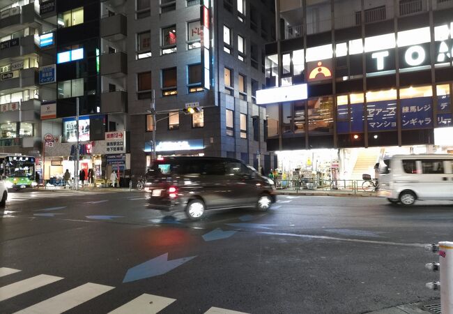 江古田駅付近から富士見台駅まで