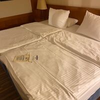 ベッドが広くて快適！