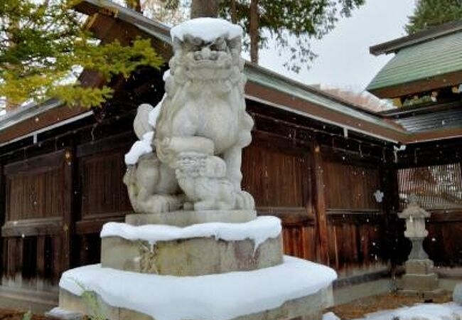 雪の琴似神社