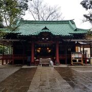 1700年代に建てられた社殿