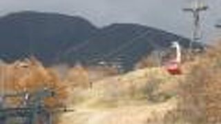 北八ヶ岳ロープウェイ山麓駅横のスキー場