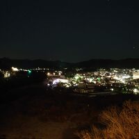 部屋の窓から眺めた夜空。東京とは思えない、綺麗な星空です。