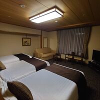 宿泊したトリプルルーム。広くてゆったり。