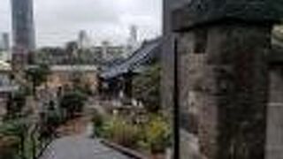 階段を下る形で境内に入るので景色が開けて気持ち良い