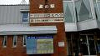 昔の鉄道の駅が道の駅になっています