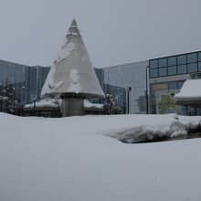 雪の新庄駅