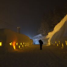 肘折温泉 雪あかりまつり 