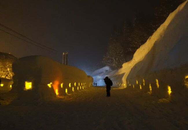 肘折温泉 雪あかりまつり 